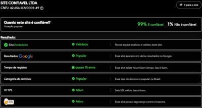 Site verificado e verdadeiro:cjc777com